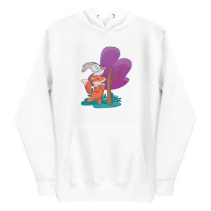 unisex-premium-pullover-hoodie-white-front-6a181b652834f.jpg Fox and Bunny Hoodie