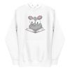 unisex-premium-pullover-hoodie-white-front-6a181f9c1f2a7.jpg Reading Rat Hoodie