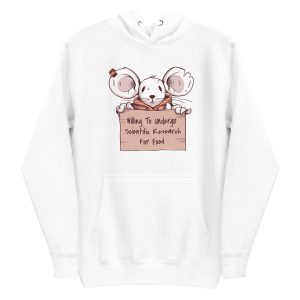 unisex-premium-pullover-hoodie-white-front-6a18224e81550.jpg Mouse Research Hoodie