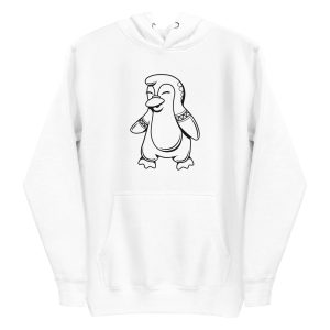 unisex-premium-pullover-hoodie-white-front-6a1822f635018.jpg Cute PenguinHoodie