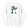 unisex-premium-pullover-hoodie-white-front-6a18234b8099c.jpg Dabbing Penguin Hoodie