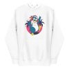 unisex-premium-pullover-hoodie-white-front-6a18239d9c0b1.jpg Dancing Tropical Penguin Hoodie
