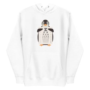 unisex-premium-pullover-hoodie-white-front-6a1824702f09c.jpg Penguin Eye Chart Hoodie