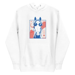unisex-premium-pullover-hoodie-white-front-6a182b5548e15.jpg Abstract Horse Hoodie