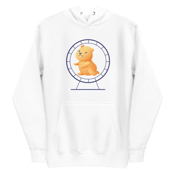 unisex-premium-pullover-hoodie-white-front-6a1830d1e237f.jpg Hamster Wheel Hoodie