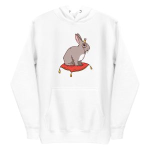 unisex-premium-pullover-hoodie-white-front-6a18345ac07db.jpg Royal Rabbit Hoodie
