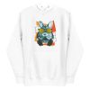 unisex-premium-pullover-hoodie-white-front-6a1840ccab936.jpg Cool Rabbit With Sunglasses Hoodie