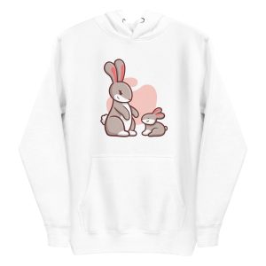 unisex-premium-pullover-hoodie-white-front-6a18410e95a13.jpg Rabbit Family Hoodie