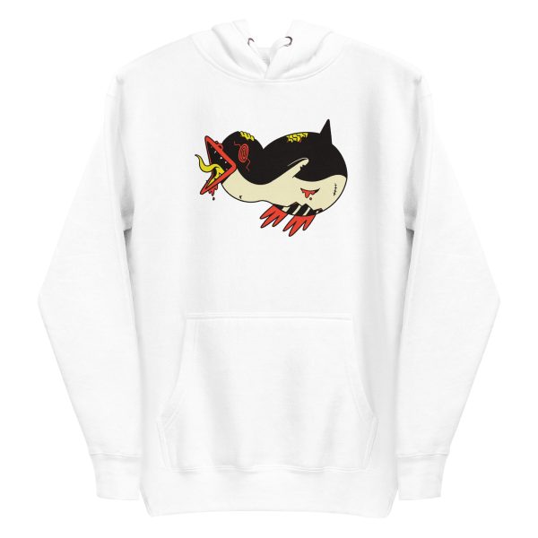 unisex-premium-pullover-hoodie-white-front-6a1841f4d78c2.jpg Zombie Penguin Hoodie