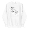 unisex-premium-pullover-hoodie-white-front-6a18460dd340d.jpg Horse Particles Dots Hoodie