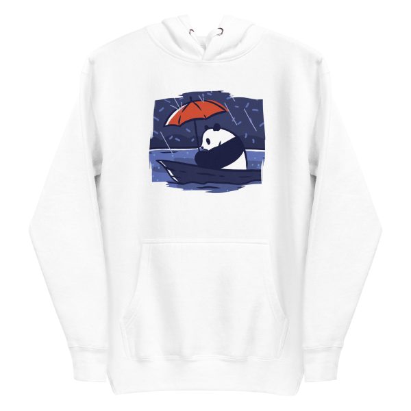 unisex-premium-pullover-hoodie-white-front-6a1847a51e775.jpg Panda Under Rain Hoodie