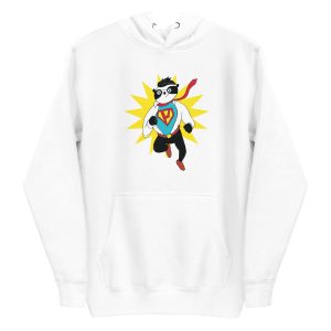 unisex-premium-pullover-hoodie-white-front-6a18492b82313.jpg Super Panda Hoodie