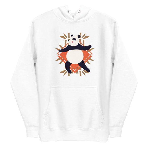 unisex-premium-pullover-hoodie-white-front-6a184a0812569.jpg Panda Doing Yoga Hoodie