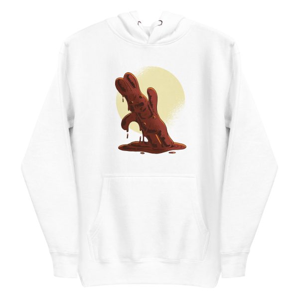 unisex-premium-pullover-hoodie-white-front-6a18ec7839913.jpg Chocolate Easter Bunny Hoodie