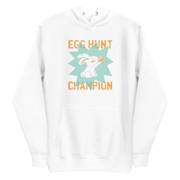 unisex-premium-pullover-hoodie-white-front-6a18f5e7d8e73.jpg Egg Hunt Champion Hoodie