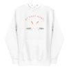 unisex-premium-pullover-hoodie-white-front-6a18f67c79aaa.jpg My First Hunt Hoodie