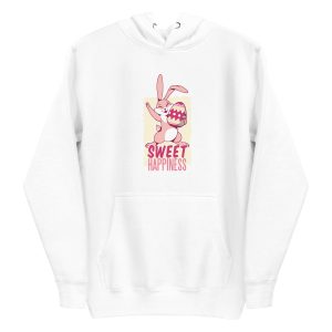 unisex-premium-pullover-hoodie-white-front-6a18f7628603d.jpg Easter Sweet Happiness Hoodie