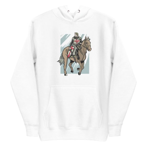 unisex-premium-pullover-hoodie-white-front-6a18fc47e7d00.jpg Horseriding Knight Templar Hoodie