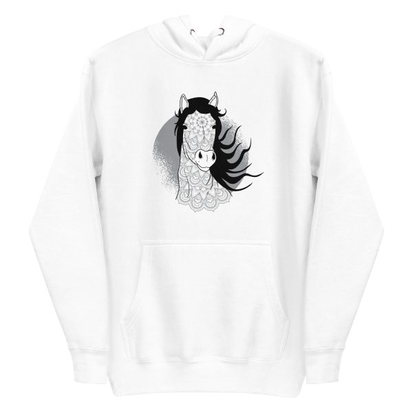 unisex-premium-pullover-hoodie-white-front-6a191c2514f64.jpg Mandala Horse Hoodie