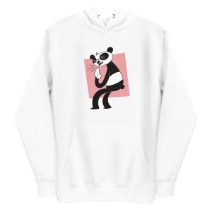 unisex-premium-pullover-hoodie-white-front-6a1921c205d17.jpg Allergic Panda Hoodie