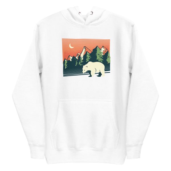 unisex-premium-pullover-hoodie-white-front-6a195f263b53b.jpg Polar Bear Landscape Hoodie