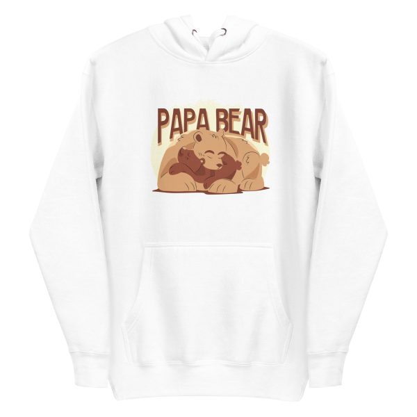 unisex-premium-pullover-hoodie-white-front-6a195fcb921dd.jpg Papa Bear Hoodie