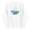 unisex-premium-pullover-hoodie-white-front-6a1962ce769c8.jpg Polar Bear Sitting Ice Hoodie