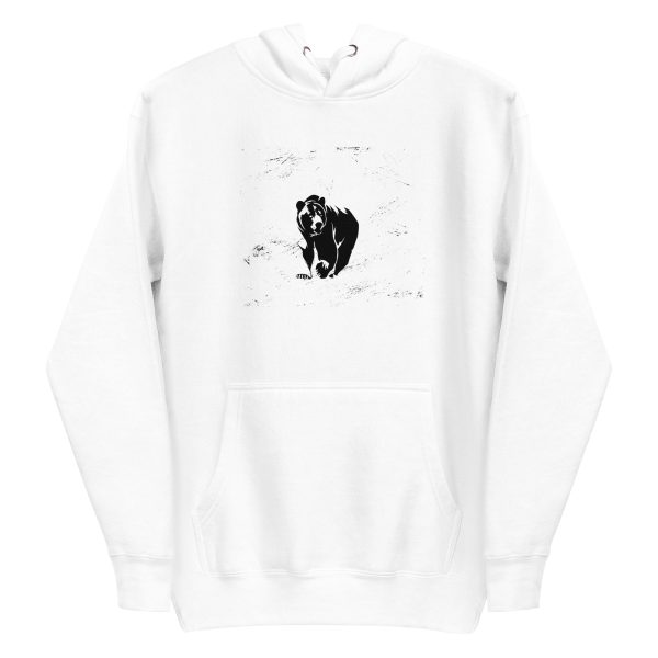 unisex-premium-pullover-hoodie-white-front-6a196547dbb89.jpg Alaska Bear Quote Hoodie