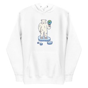 unisex-premium-pullover-hoodie-white-front-6a196a78ca71a.jpg Global Warming Polar Bear Hoodie