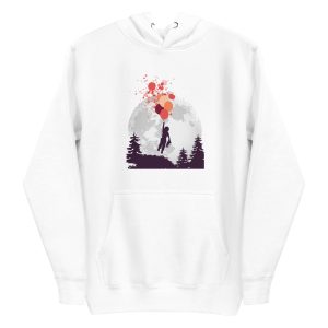 unisex-premium-pullover-hoodie-white-front-6a196cc029fae.jpg Boy and Teddy Bear Floating Hoodie