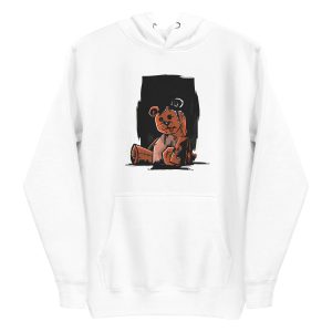 unisex-premium-pullover-hoodie-white-front-6a196d9cd83c3.jpg Dark Teddy Bear Hoodie