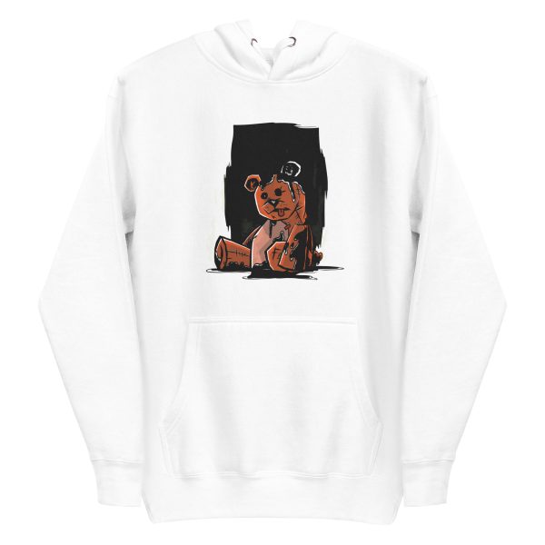 unisex-premium-pullover-hoodie-white-front-6a196d9cd83c3.jpg Dark Teddy Bear Hoodie