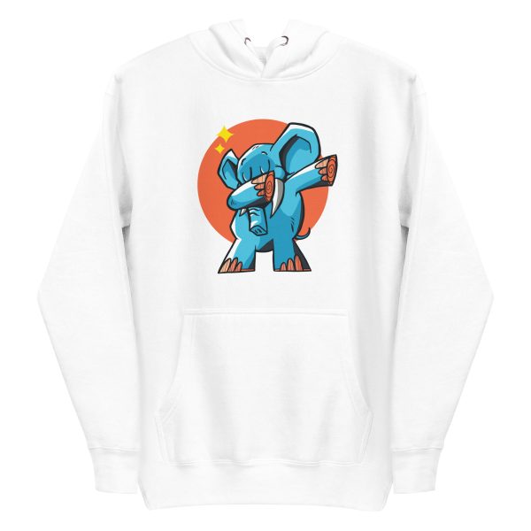 unisex-premium-pullover-hoodie-white-front-6a196e7ca36ce.jpg Dabbing Elephant Hoodie