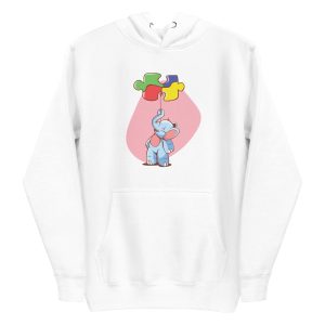 unisex-premium-pullover-hoodie-white-front-6a196ef060df6.jpg Elephant Puzzle Ballon Hoodie