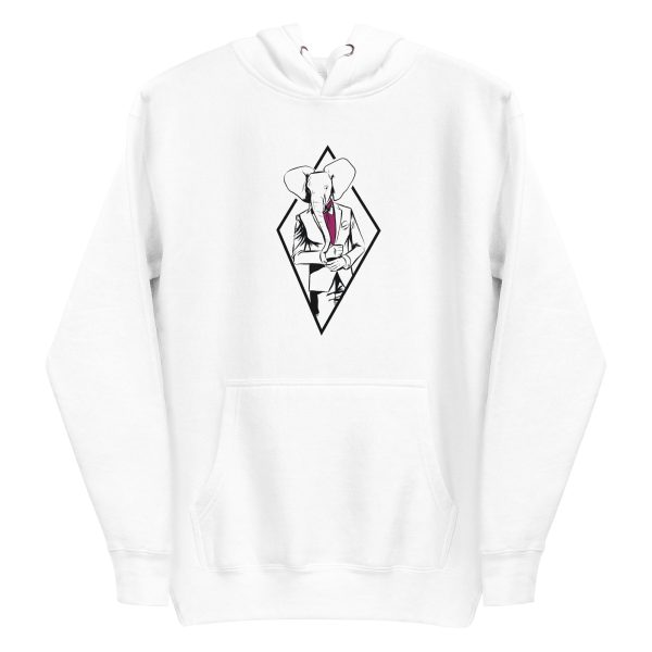 unisex-premium-pullover-hoodie-white-front-6a19768165d99.jpg Formal Elephant Hoodie