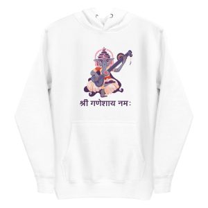 unisex-premium-pullover-hoodie-white-front-6a1977b2d6549.jpg Ganesha Hoodie