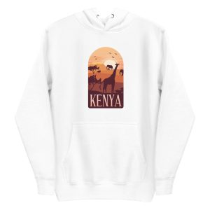 unisex-premium-pullover-hoodie-white-front-6a197da8f3a04.jpg Kenya Savannah Hoodie