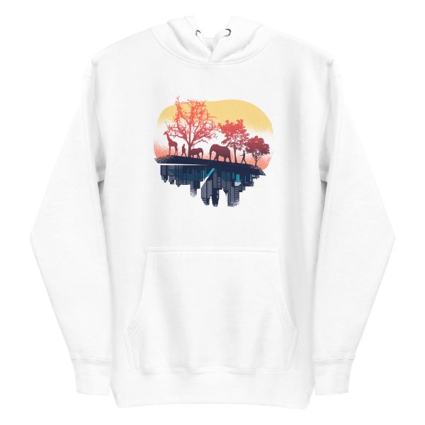 unisex-premium-pullover-hoodie-white-front-6a19815d20469.jpg Nature and City Hoodie