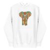 unisex-premium-pullover-hoodie-white-front-6a1983b601a02.jpg Colorful Elephant Mandala Hoodie