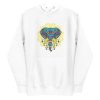 unisex-premium-pullover-hoodie-white-front-6a19845064f51.jpg Colorful Mandala Elephant Hoodie