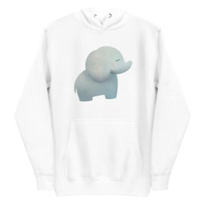unisex-premium-pullover-hoodie-white-front-6a19849ac1e5b.jpg Cute Elephant Hoodie