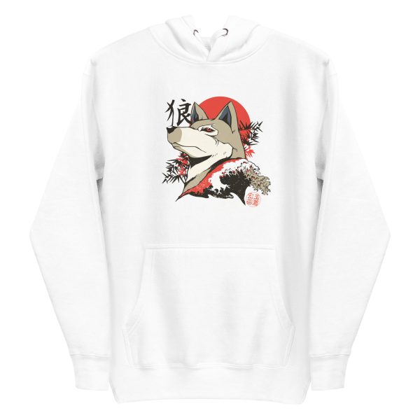 unisex-premium-pullover-hoodie-white-front-6a1988273b241.jpg Japanese Wolf Hoodie