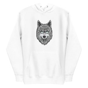 unisex-premium-pullover-hoodie-white-front-6a198b4f47146.jpg Wolf Dad Hoodie