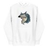 unisex-premium-pullover-hoodie-white-front-6a198ba448452.jpg Wolf Cartoon Hoodie
