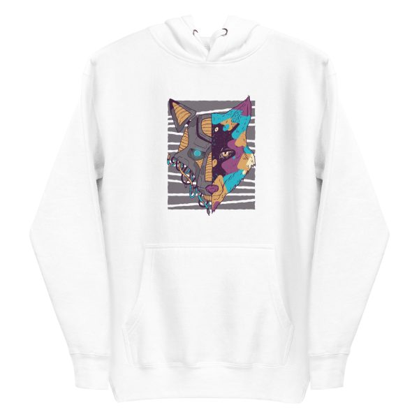 unisex-premium-pullover-hoodie-white-front-6a198bf70cab4.jpg Double Faced Wolf Hoodie