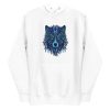 unisex-premium-pullover-hoodie-white-front-6a198f99bf0cd.jpg Wolf Illustration Hoodie
