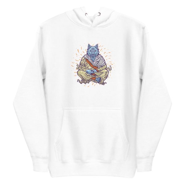 unisex-premium-pullover-hoodie-white-front-6a1a9c2216477.jpg Monk Wolf Hoodie