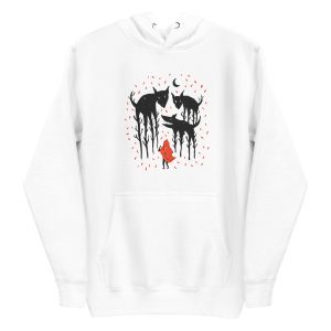 unisex-premium-pullover-hoodie-white-front-6a1ac896ce53f.jpg Red Riding Hood Hoodie