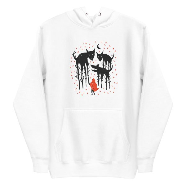 unisex-premium-pullover-hoodie-white-front-6a1ac896ce53f.jpg Red Riding Hood Hoodie