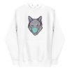 unisex-premium-pullover-hoodie-white-front-6a1ac9f6d9657.jpg Wolf Face Mask Hoodie